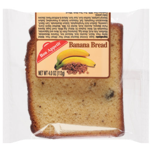 Bon Appetit Banana Bread Sliced Cake 4oz (8 count)