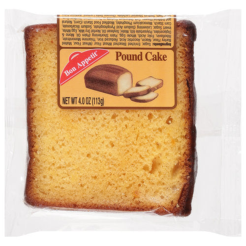 Bon Appetit Pound Sliced Cake 4oz (8 count)
