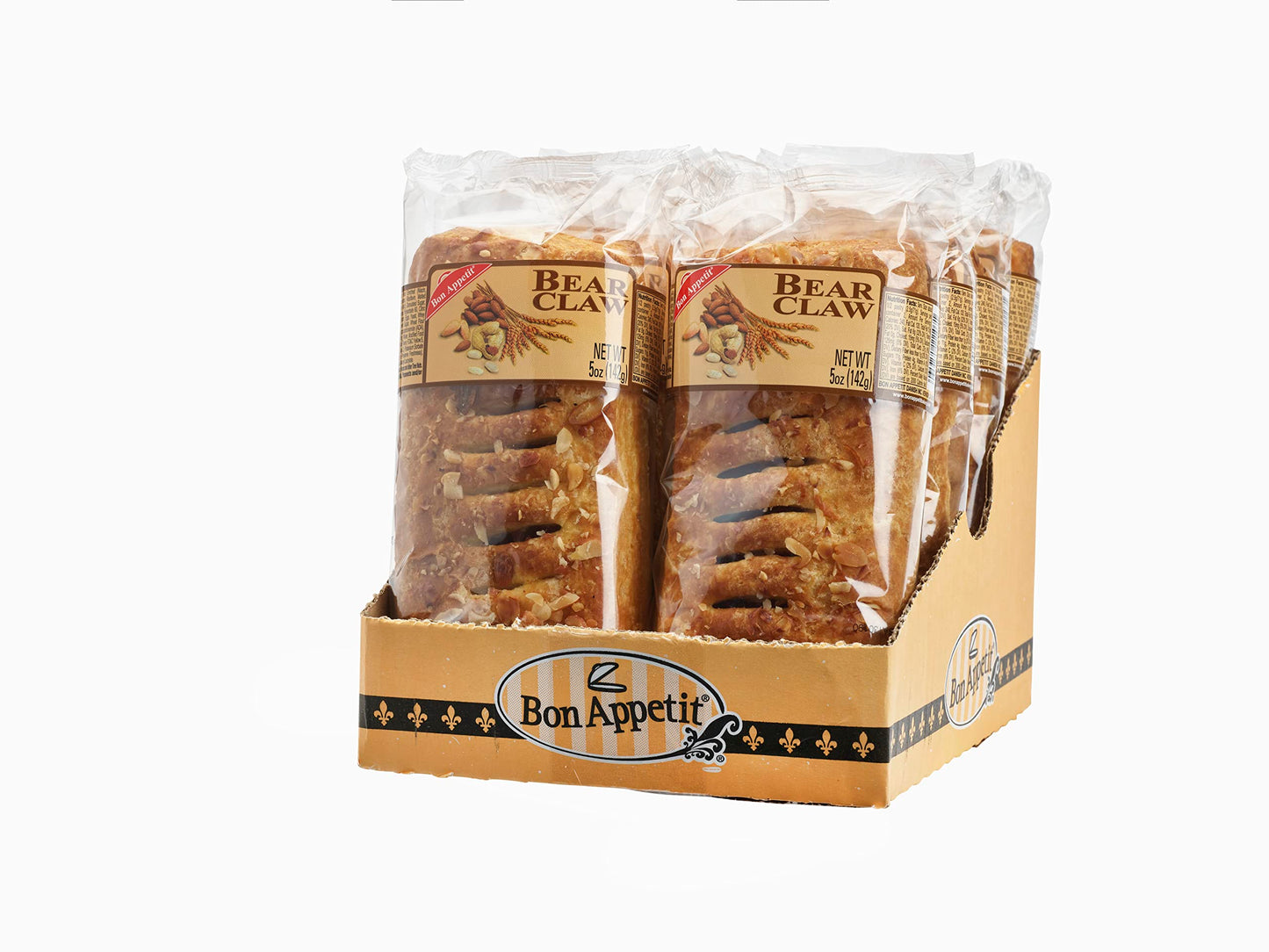 Bon Appetit Bear Claw Danish 5oz (8 count)